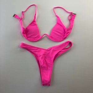 Bikini Backless Push Up Swimsuit Bathing Set